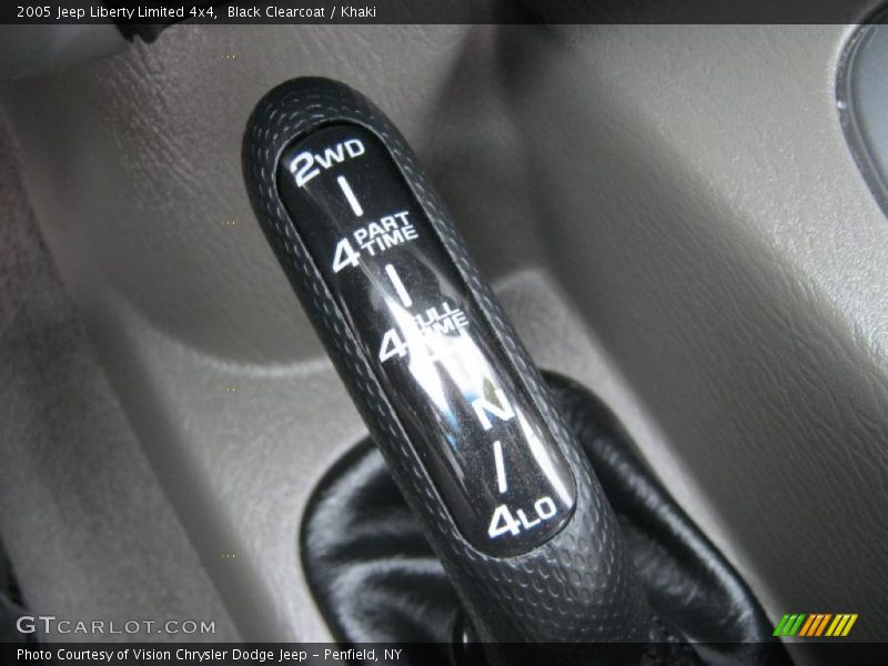 Black Clearcoat / Khaki 2005 Jeep Liberty Limited 4x4