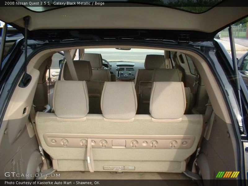 Galaxy Black Metallic / Beige 2008 Nissan Quest 3.5 S
