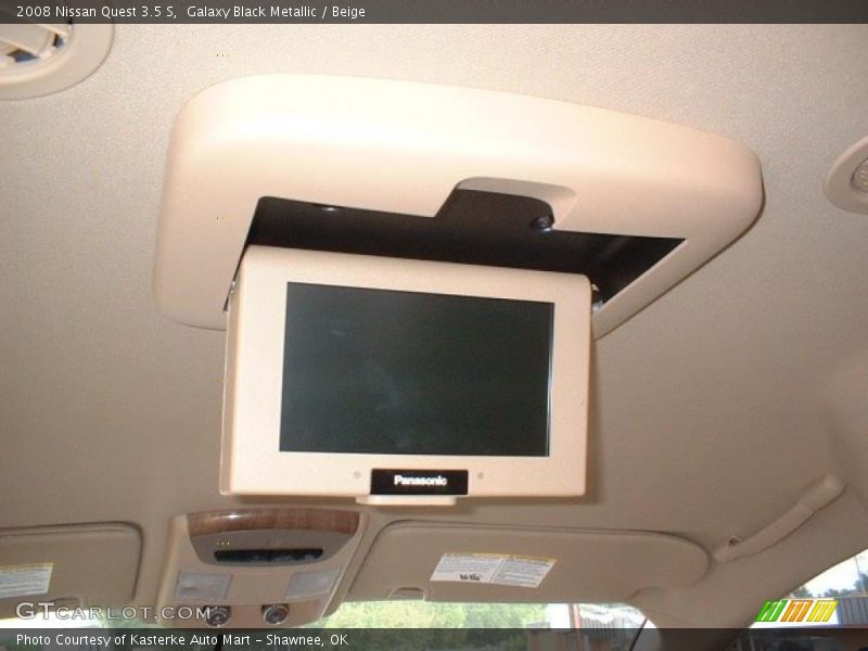 Galaxy Black Metallic / Beige 2008 Nissan Quest 3.5 S
