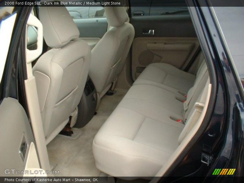 Dark Ink Blue Metallic / Medium Light Stone 2008 Ford Edge SEL