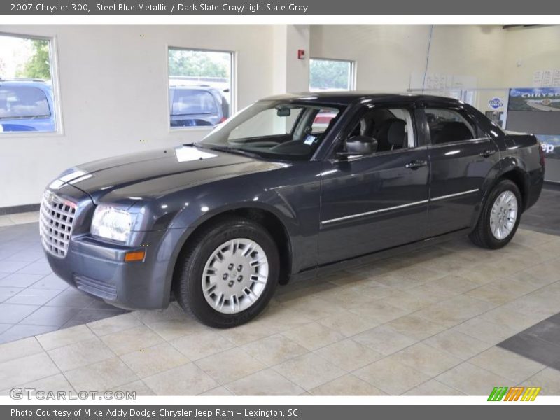 Steel Blue Metallic / Dark Slate Gray/Light Slate Gray 2007 Chrysler 300