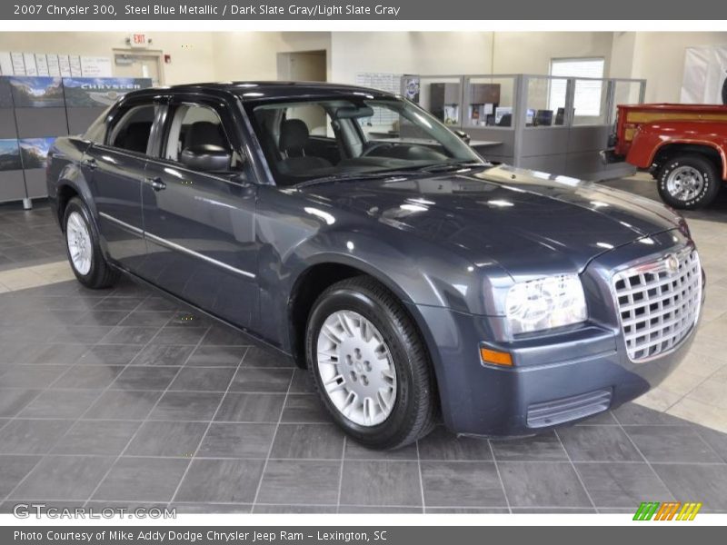 Steel Blue Metallic / Dark Slate Gray/Light Slate Gray 2007 Chrysler 300