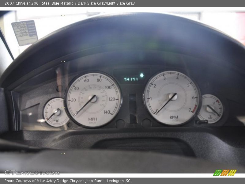 Steel Blue Metallic / Dark Slate Gray/Light Slate Gray 2007 Chrysler 300