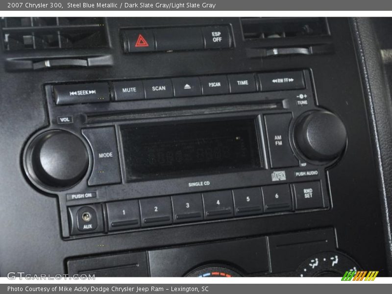 Steel Blue Metallic / Dark Slate Gray/Light Slate Gray 2007 Chrysler 300
