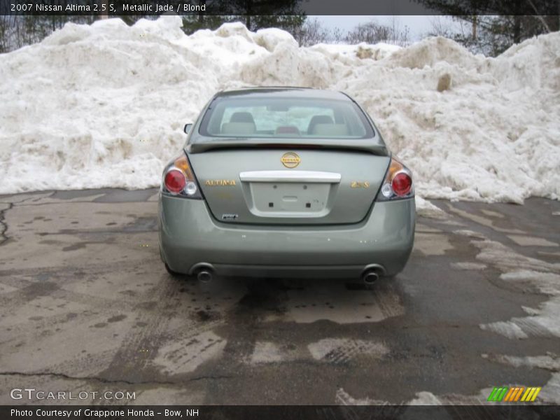 Metallic Jade / Blond 2007 Nissan Altima 2.5 S