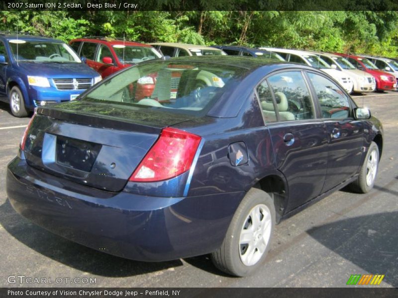 Deep Blue / Gray 2007 Saturn ION 2 Sedan