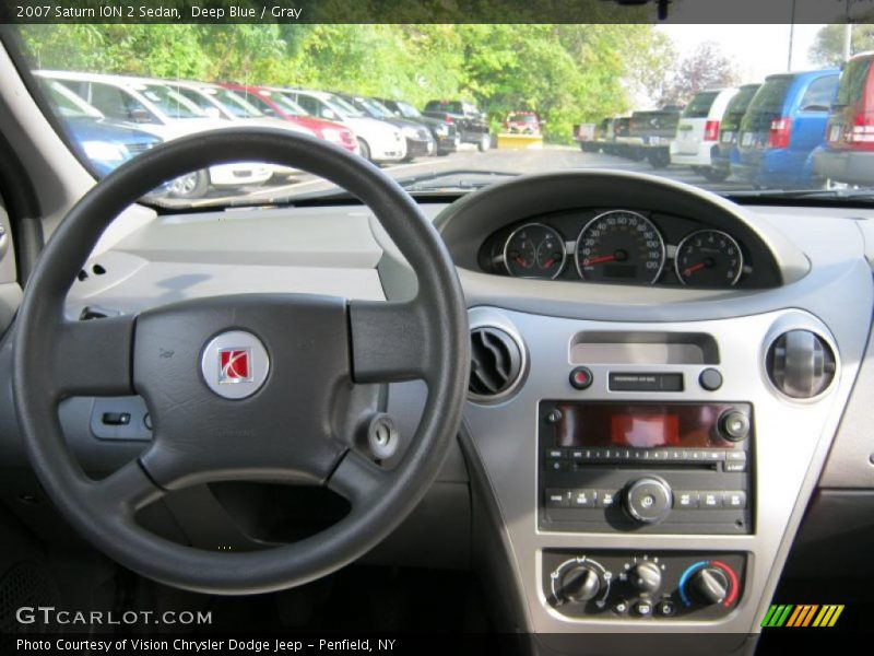 Deep Blue / Gray 2007 Saturn ION 2 Sedan