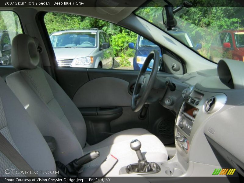 Deep Blue / Gray 2007 Saturn ION 2 Sedan