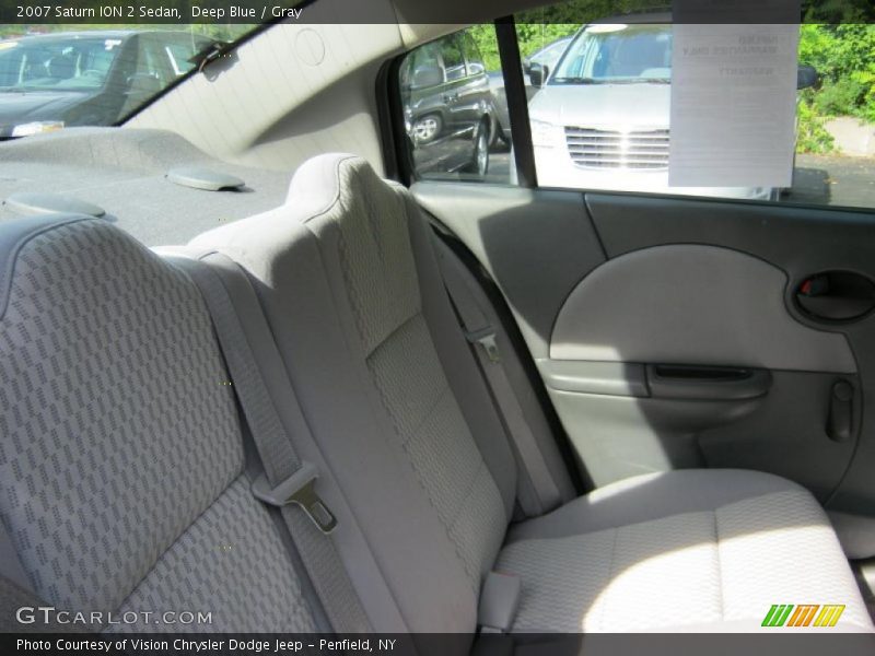 Deep Blue / Gray 2007 Saturn ION 2 Sedan