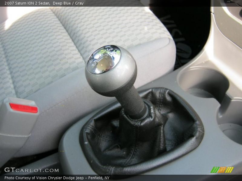 Deep Blue / Gray 2007 Saturn ION 2 Sedan