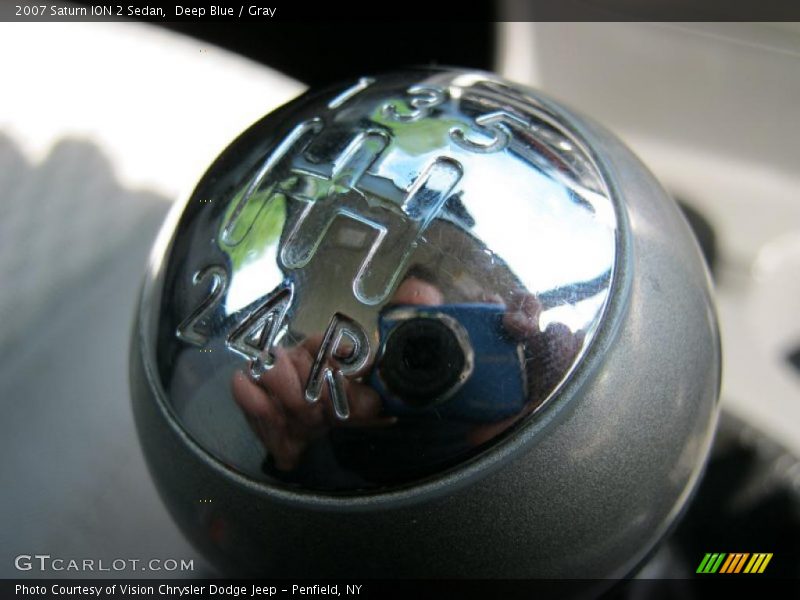 Deep Blue / Gray 2007 Saturn ION 2 Sedan