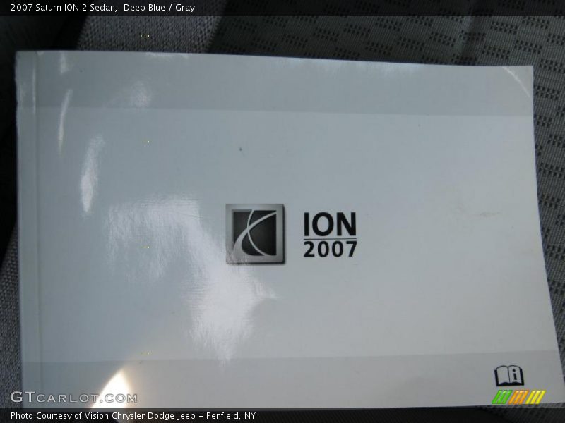Deep Blue / Gray 2007 Saturn ION 2 Sedan