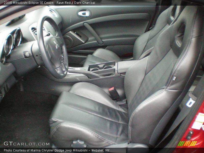 Rave Red / Dark Charcoal 2008 Mitsubishi Eclipse SE Coupe