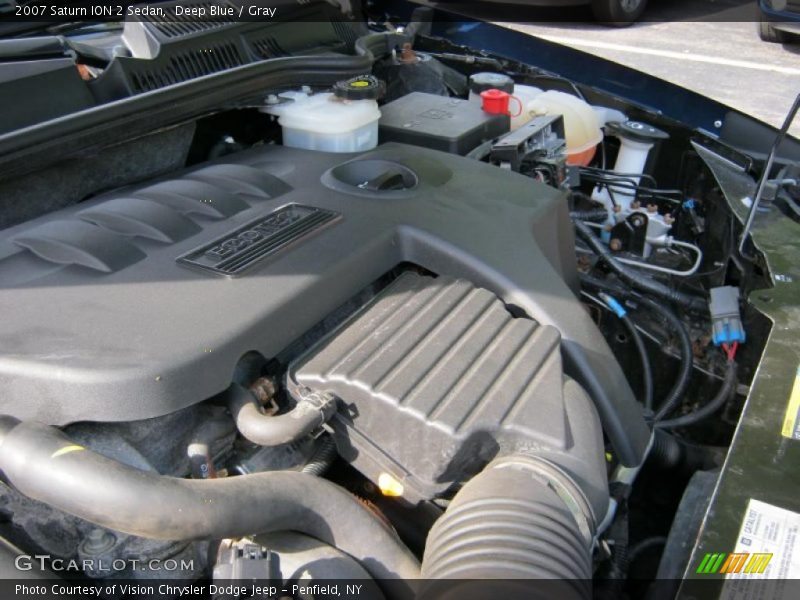 Deep Blue / Gray 2007 Saturn ION 2 Sedan