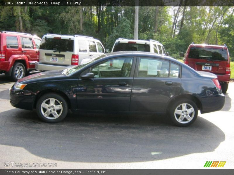 Deep Blue / Gray 2007 Saturn ION 2 Sedan