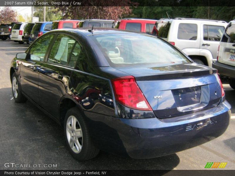 Deep Blue / Gray 2007 Saturn ION 2 Sedan