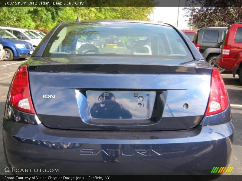 Deep Blue / Gray 2007 Saturn ION 2 Sedan