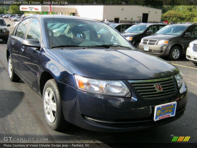 Deep Blue / Gray 2007 Saturn ION 2 Sedan