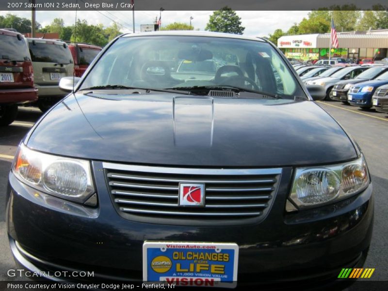Deep Blue / Gray 2007 Saturn ION 2 Sedan