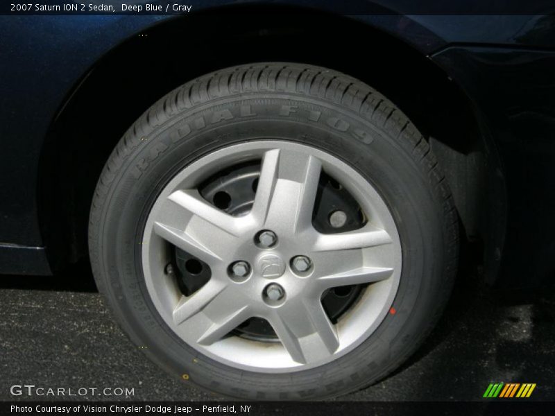 Deep Blue / Gray 2007 Saturn ION 2 Sedan