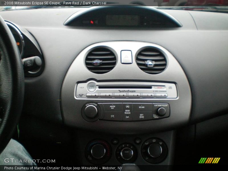 Rave Red / Dark Charcoal 2008 Mitsubishi Eclipse SE Coupe