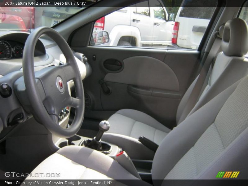 Deep Blue / Gray 2007 Saturn ION 2 Sedan