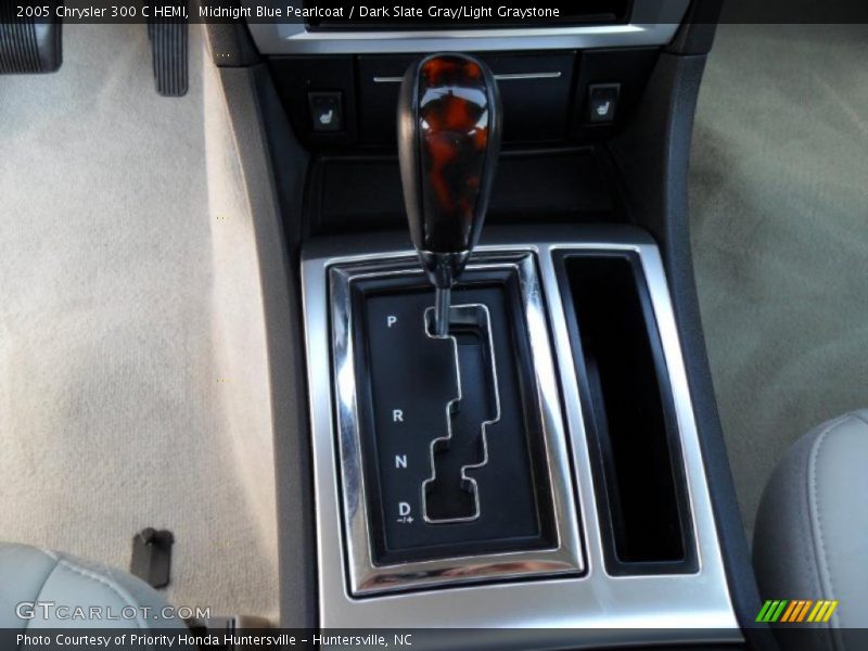 Midnight Blue Pearlcoat / Dark Slate Gray/Light Graystone 2005 Chrysler 300 C HEMI