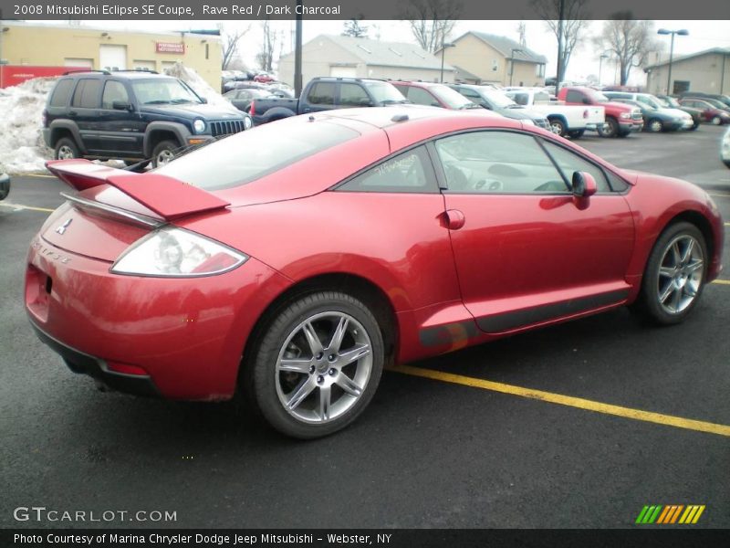 Rave Red / Dark Charcoal 2008 Mitsubishi Eclipse SE Coupe