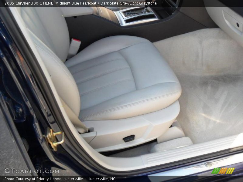 Midnight Blue Pearlcoat / Dark Slate Gray/Light Graystone 2005 Chrysler 300 C HEMI