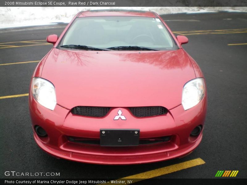 Rave Red / Dark Charcoal 2008 Mitsubishi Eclipse SE Coupe