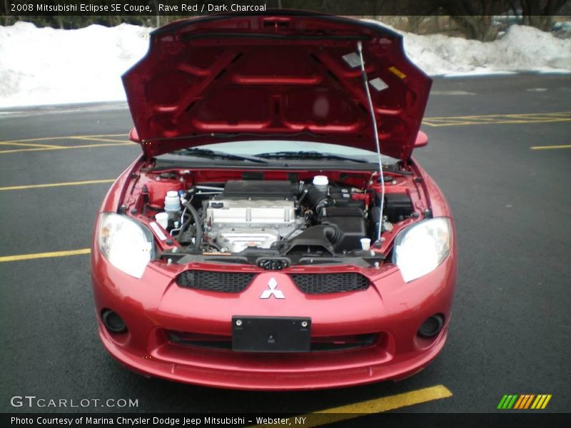 Rave Red / Dark Charcoal 2008 Mitsubishi Eclipse SE Coupe
