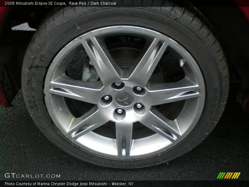 Rave Red / Dark Charcoal 2008 Mitsubishi Eclipse SE Coupe