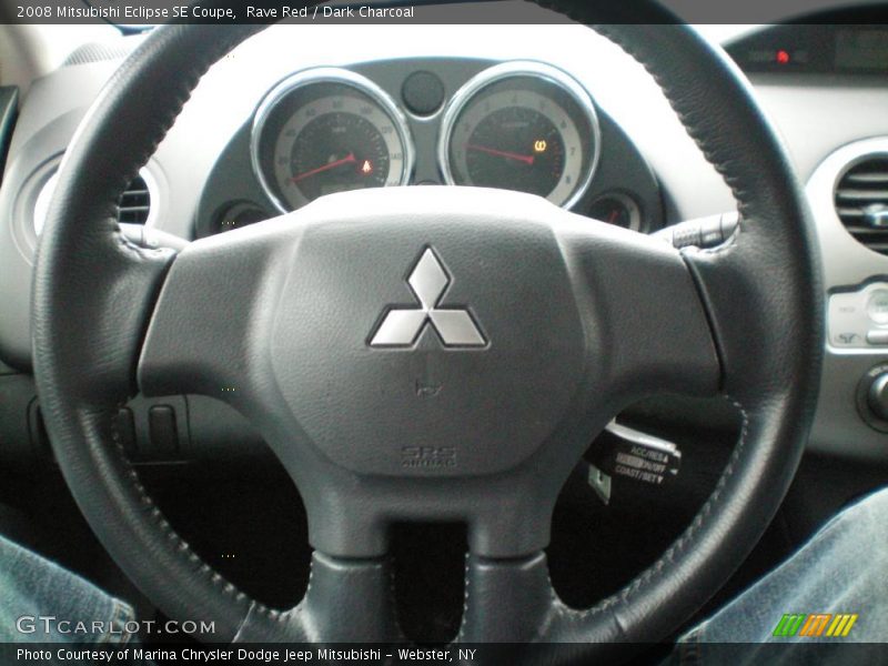 Rave Red / Dark Charcoal 2008 Mitsubishi Eclipse SE Coupe