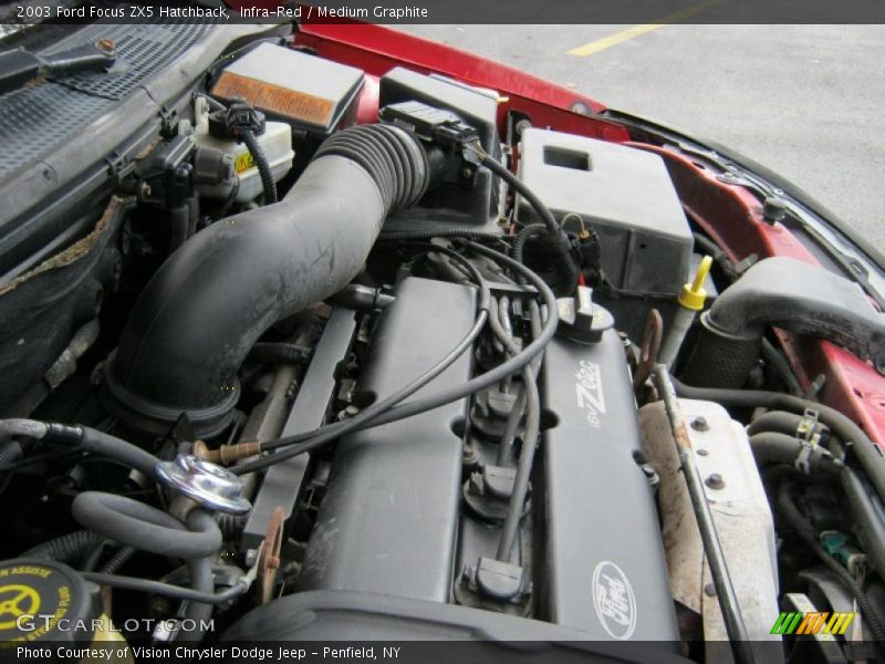 Infra-Red / Medium Graphite 2003 Ford Focus ZX5 Hatchback