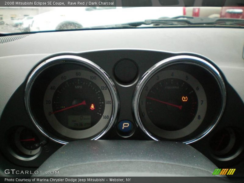 Rave Red / Dark Charcoal 2008 Mitsubishi Eclipse SE Coupe