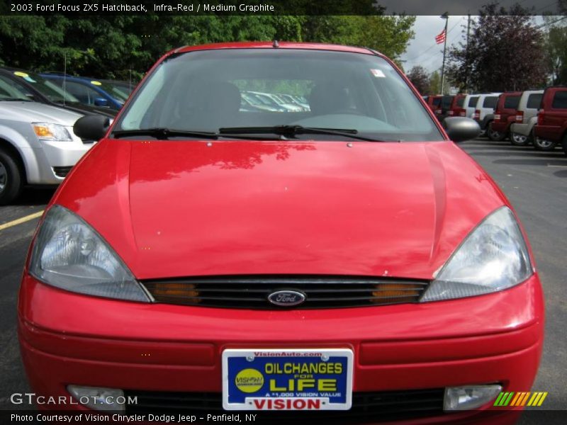 Infra-Red / Medium Graphite 2003 Ford Focus ZX5 Hatchback
