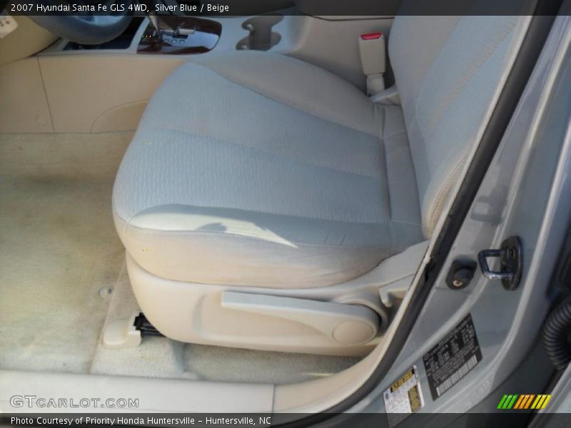 Silver Blue / Beige 2007 Hyundai Santa Fe GLS 4WD