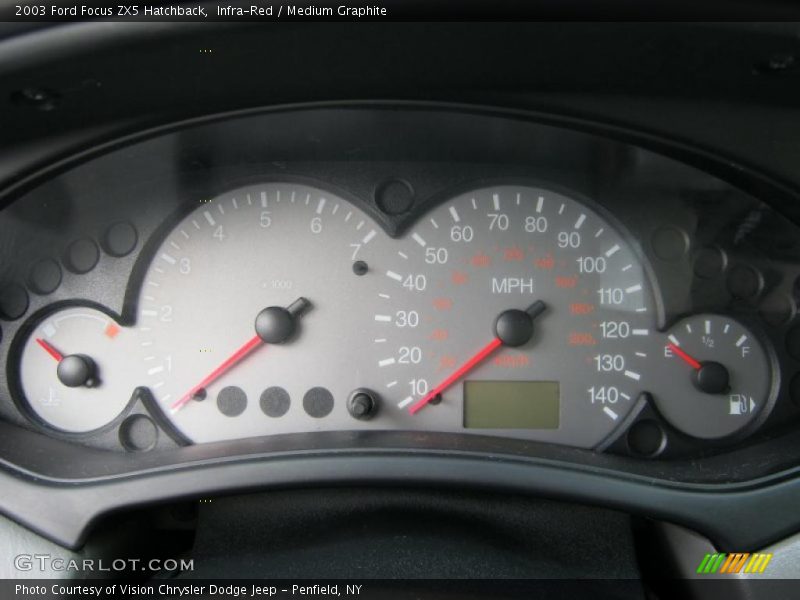 Infra-Red / Medium Graphite 2003 Ford Focus ZX5 Hatchback