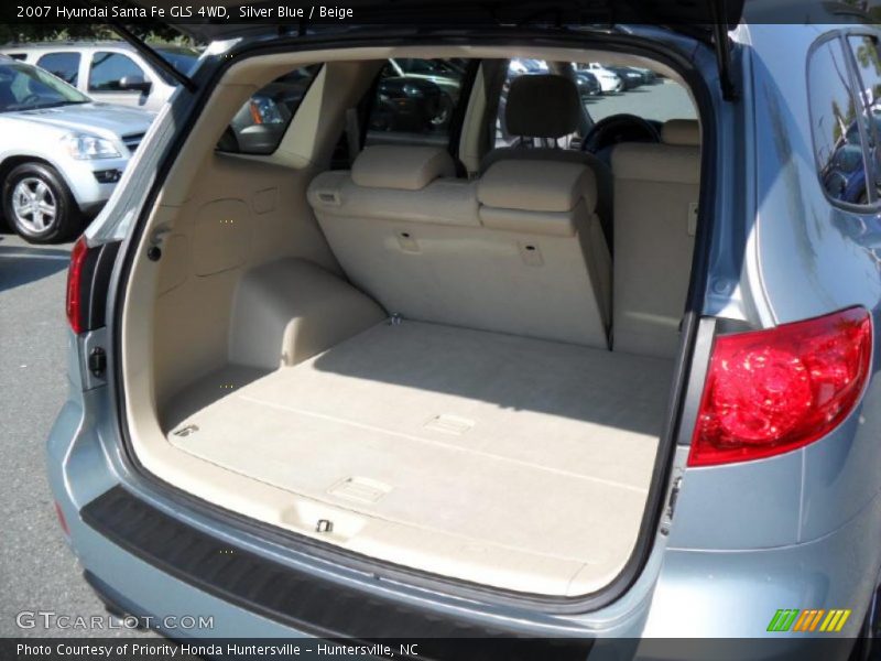 Silver Blue / Beige 2007 Hyundai Santa Fe GLS 4WD