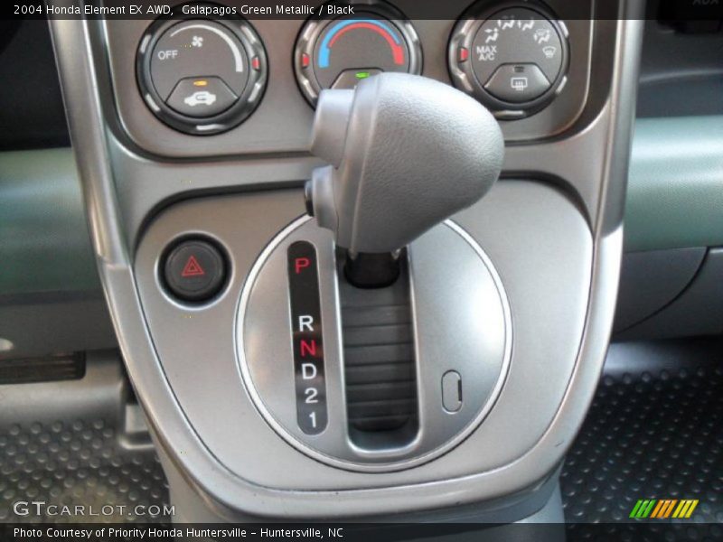 Galapagos Green Metallic / Black 2004 Honda Element EX AWD