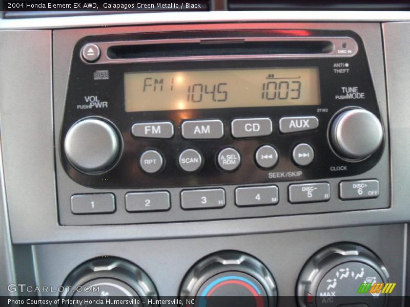 Galapagos Green Metallic / Black 2004 Honda Element EX AWD