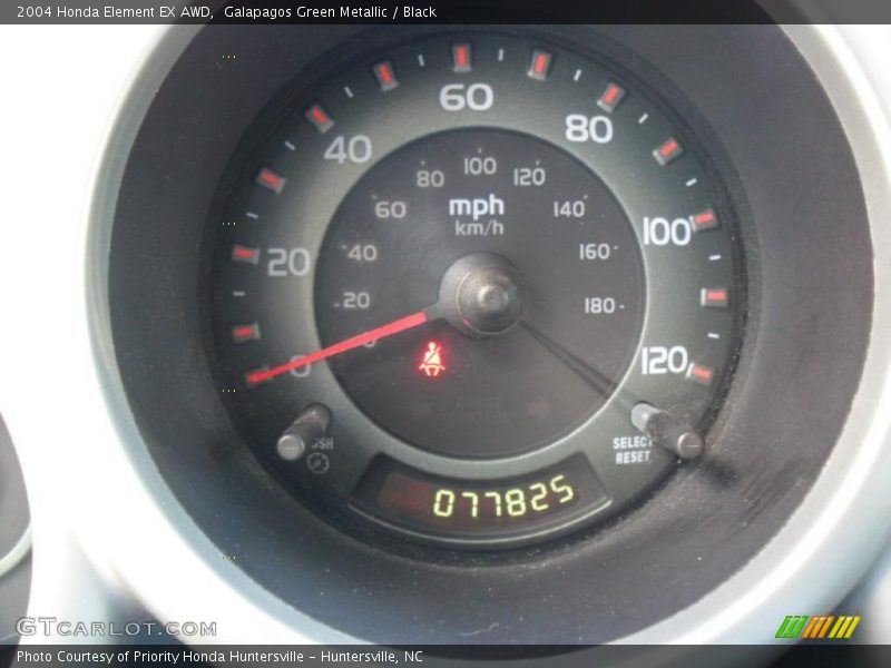 Galapagos Green Metallic / Black 2004 Honda Element EX AWD