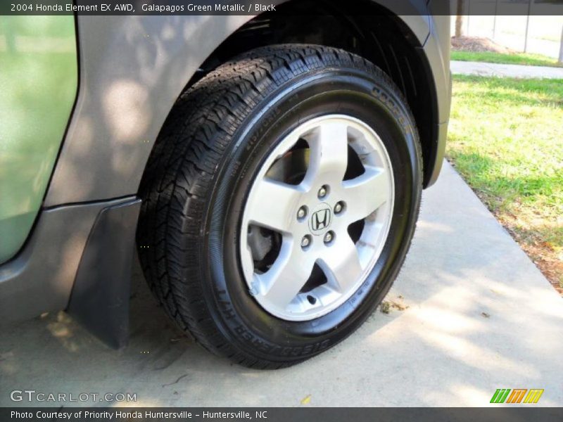 Galapagos Green Metallic / Black 2004 Honda Element EX AWD