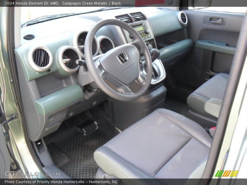 Galapagos Green Metallic / Black 2004 Honda Element EX AWD