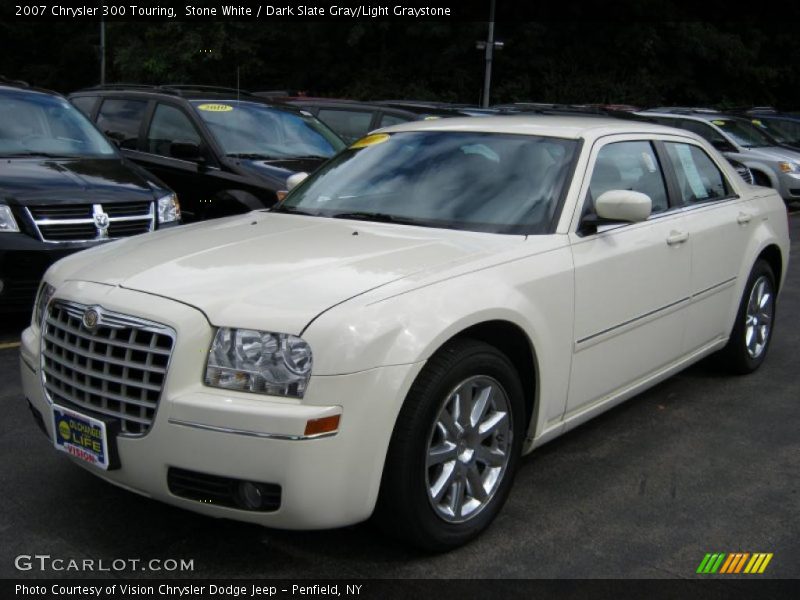 Stone White / Dark Slate Gray/Light Graystone 2007 Chrysler 300 Touring