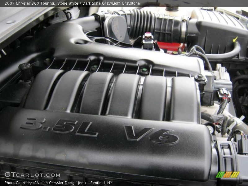 Stone White / Dark Slate Gray/Light Graystone 2007 Chrysler 300 Touring