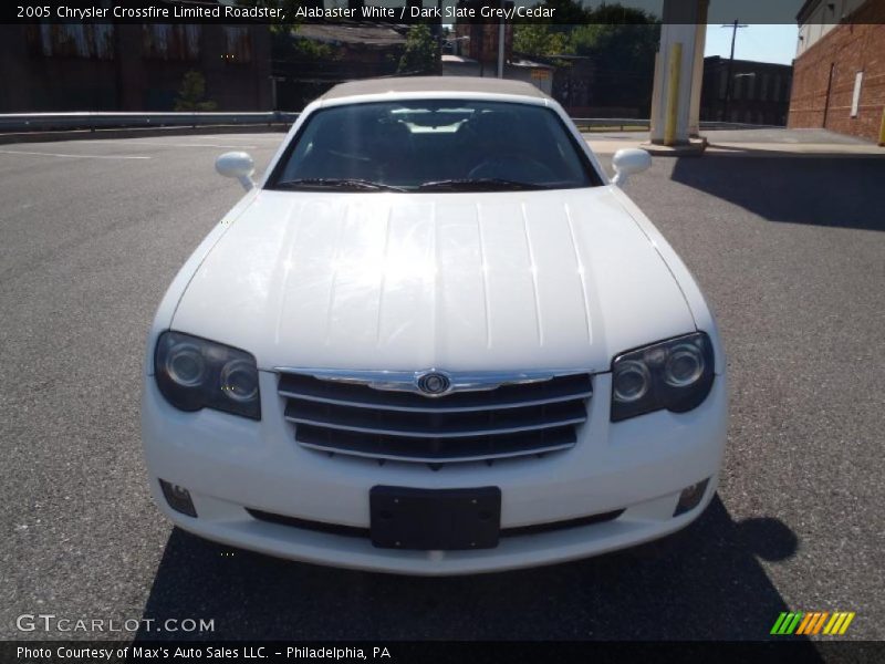 Alabaster White / Dark Slate Grey/Cedar 2005 Chrysler Crossfire Limited Roadster