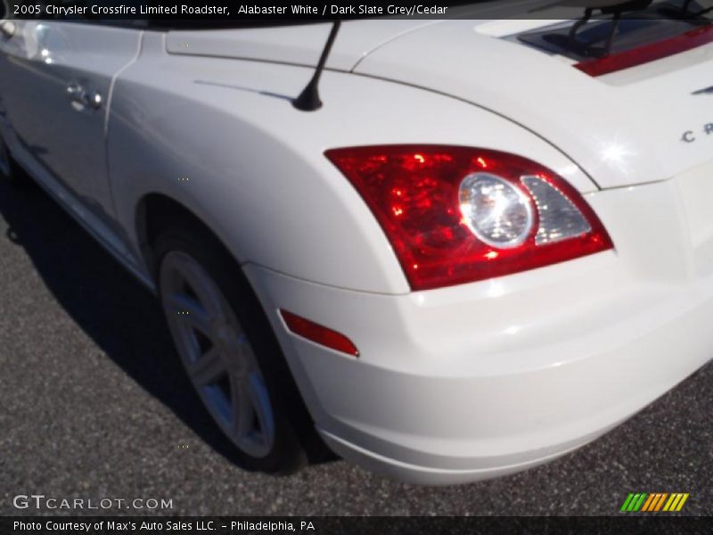 Alabaster White / Dark Slate Grey/Cedar 2005 Chrysler Crossfire Limited Roadster