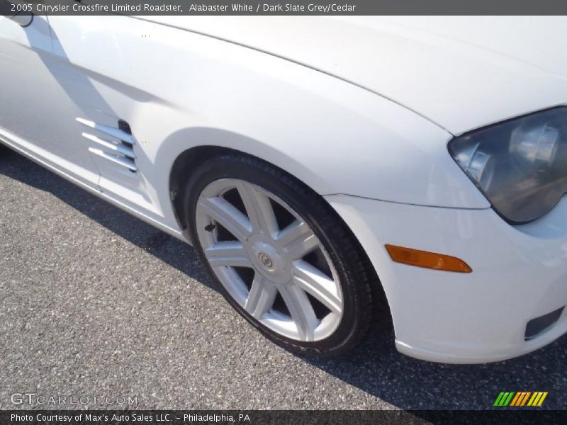 Alabaster White / Dark Slate Grey/Cedar 2005 Chrysler Crossfire Limited Roadster