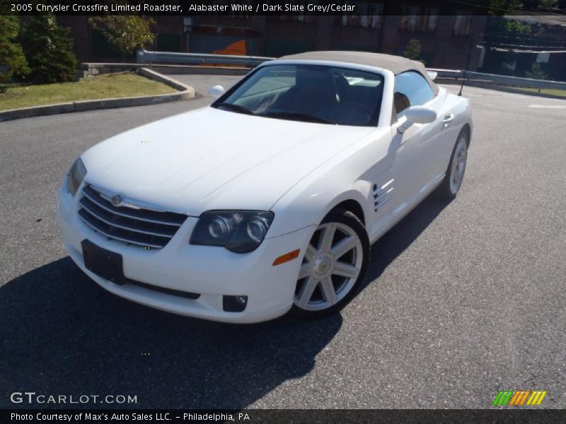 Alabaster White / Dark Slate Grey/Cedar 2005 Chrysler Crossfire Limited Roadster